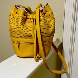 Bucket Bag, Yellow, Lightly Used
